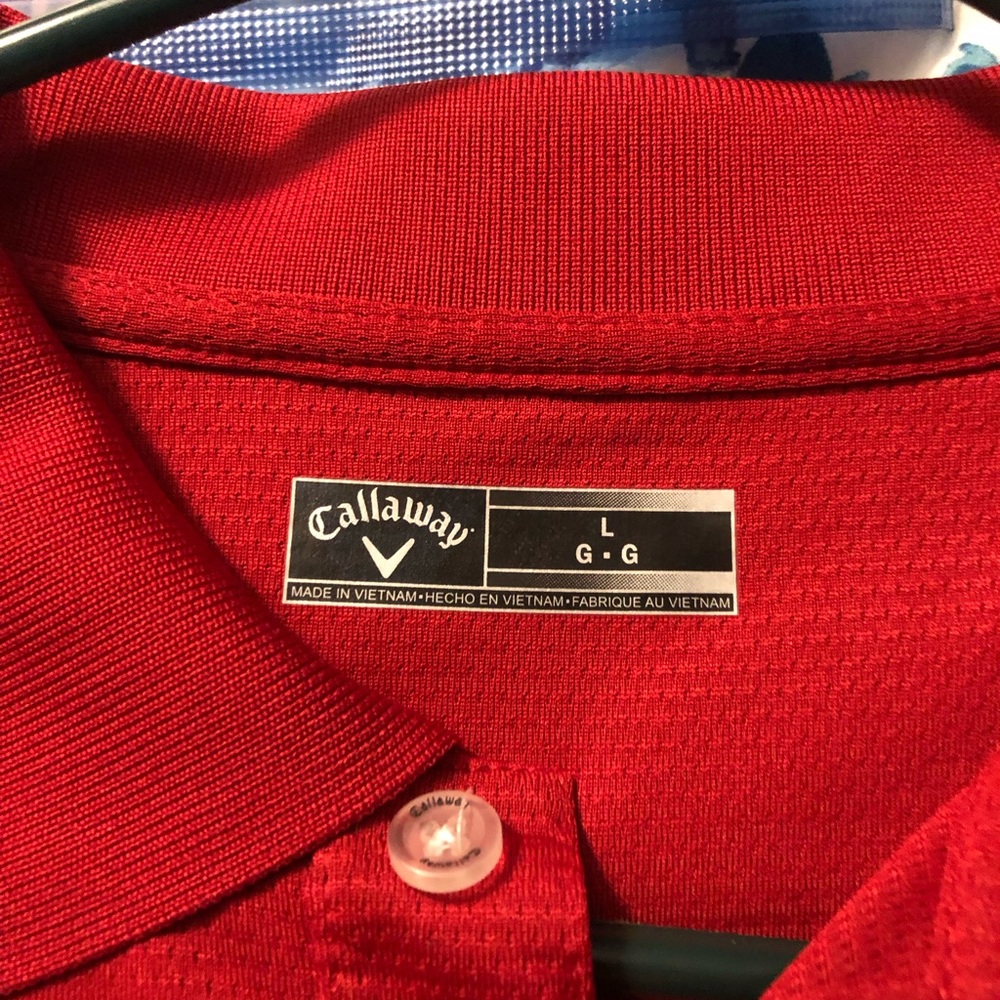 NWT Callaway Pullover 3 Button Polo Short Sleeve - Picture 2 of 6
